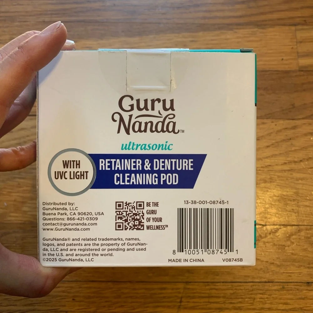 Guru Nanda Retainer & Denture Cleaning Pod